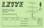 qsl cards on colour paper